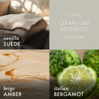 Clean Girl Aesthetic 3-Docht-Kerze 411g