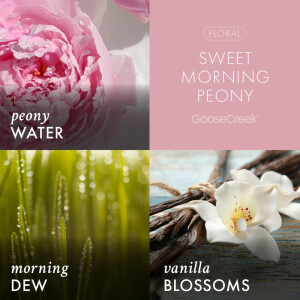 Sweet Morning Peony 3-Docht-Kerze 411g