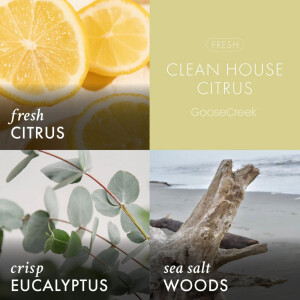 Clean House Citrus 3-Docht-Kerze 411g