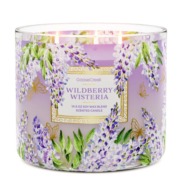 Wildberry Wisteria 3-Docht-Kerze 411g