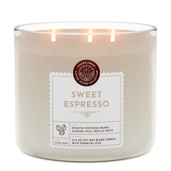 Sweet Espresso 3-Docht-Kerze 411g