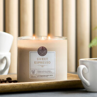 Sweet Espresso 3-Docht-Kerze 411g