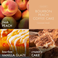 Bourbon Peach Coffee Cake 3-Docht-Kerze 411g