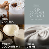 Iced Coconut Chai Latte 3-Docht-Kerze 411g