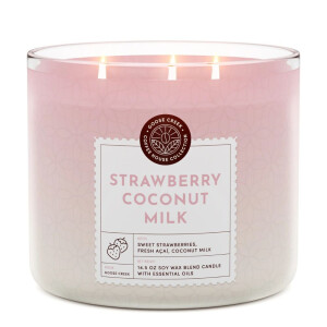 Strawberry Coconut Milk 3-Docht-Kerze 411g