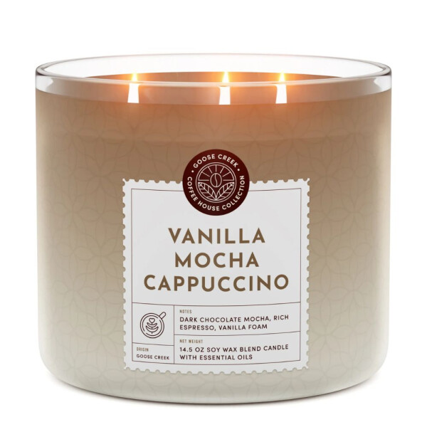 Vanilla Mocha Cappuccino 3-Docht-Kerze 411g