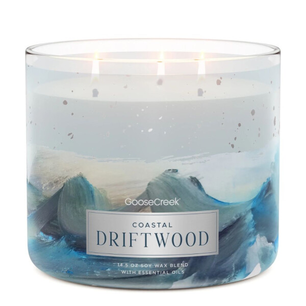 Coastal Driftwood 3-Docht-Kerze 411g