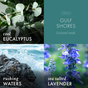 Gulf Shores 3-Docht-Kerze 411g