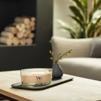 Tonka & Almond Milk Kerzenglas Ellipse 453,6g mit Knisterdocht