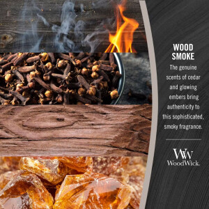 Wood Smoke Kerzenglas Groß 609,5g mit Knisterdocht