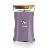 Amethyst & Amber Kerzenglas Groß 609,5g mit Knisterdocht