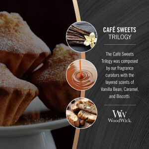Cafe Sweets Trilogy Kerzenglas Ellipse 453,6g mit...