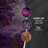 Evening Luxe Trilogy Kerzenglas Groß 609,5g mit Knisterdocht