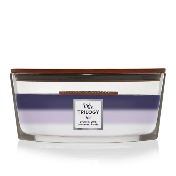 Evening Luxe Trilogy Kerzenglas Ellipse 453,6g mit Knisterdocht
