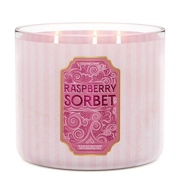Raspberry Sorbet 3-Docht-Kerze 411g