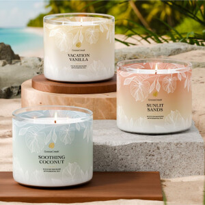 Vacation Vanilla 3-Docht-Kerze 411g