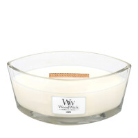 Linen Kerzenglas Ellipse 453,6g mit Knisterdocht