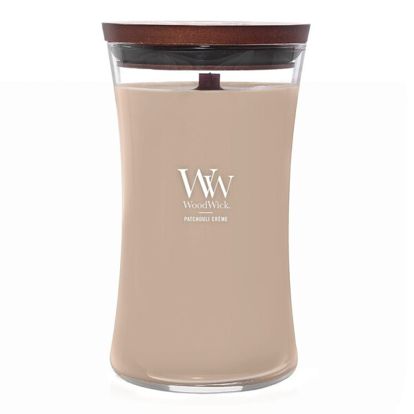 Patchouli Creme Kerzenglas Groß 609,5g mit Knisterdocht