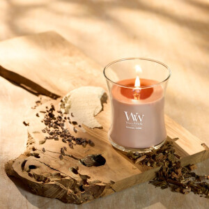 Patchouli Creme Kerzenglas Mittel 275g mit Knisterdocht