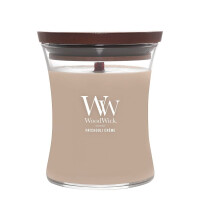 Patchouli Creme Kerzenglas Mittel 275g mit Knisterdocht