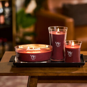 Rouge Oud Kerzenglas Mittel 275g mit Knisterdocht