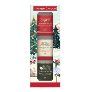 Classic Christmas Geschenkset 3 x Mini Glas