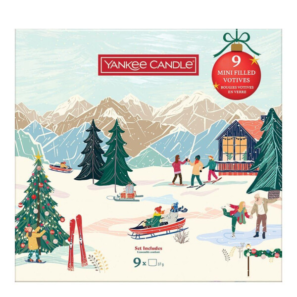 Mountain Holiday – Yankee Candle Bestseller Set Geschenkset 9 x Mini Gläser