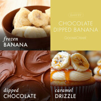 Chocolate Dipped Banana 3-Docht-Kerze 411g