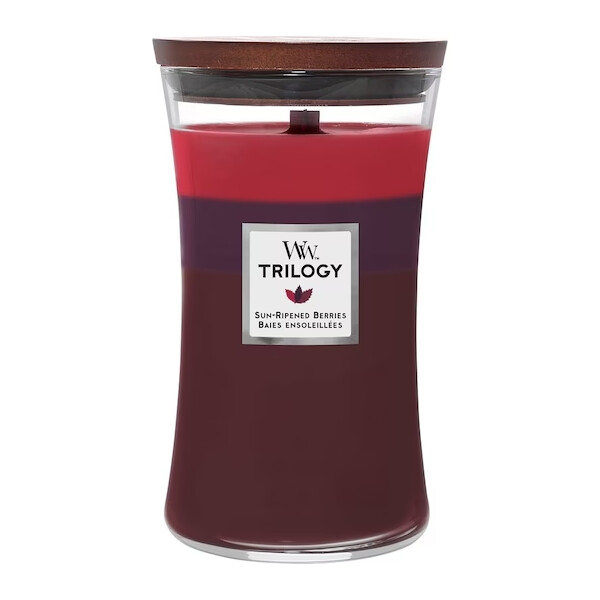 Sun-Ripened Berries Trilogy Kerzenglas Groß 609,5g mit Knisterdocht