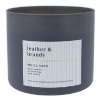 Leather & Brandy 3-Docht-Kerze 411g