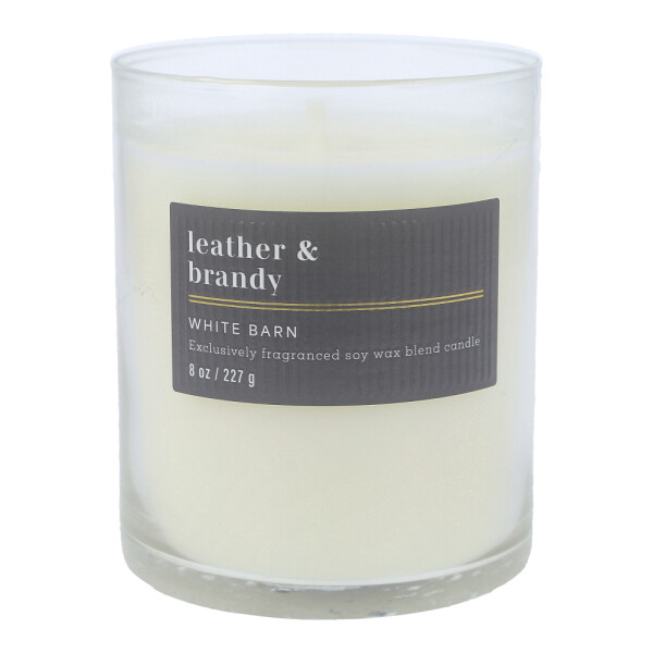 Leather & Brandy 1-Docht-Kerze 227g