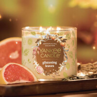 Glistening Leaves 3-Docht-Kerze 411g