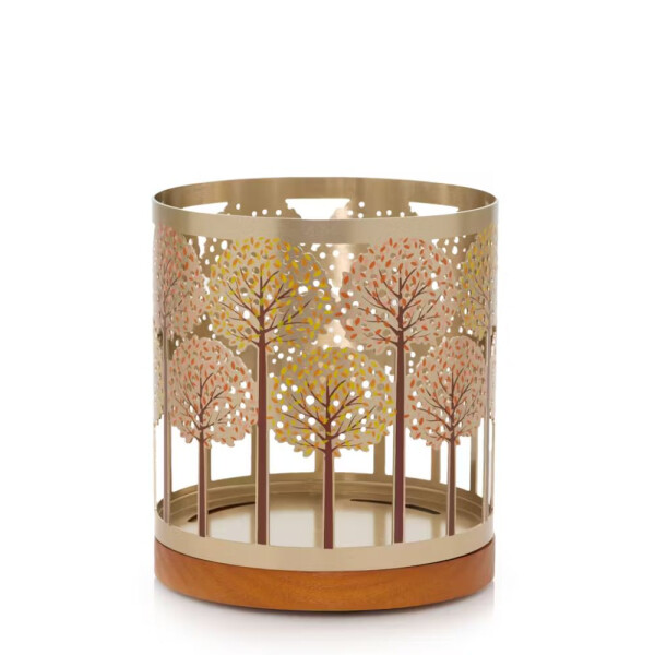 Fall Trees Metallkerzenhalter - Jar Holder