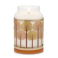 Fall Trees Metallkerzenhalter - Jar Holder