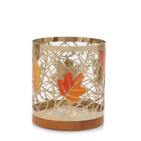 Fall Leaves Metallkerzenhalter - Jar Holder