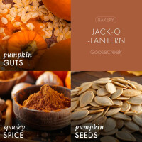 Jack OLantern 3-Docht-Kerze 411g
