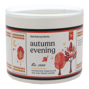 Autumn Evening 3-Docht-Kerze 411g