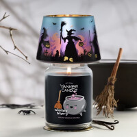 Flicker Halloween Witches Großer Kerzenschirm