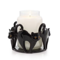 Black Cat Kerzenhalter - Jar Holder