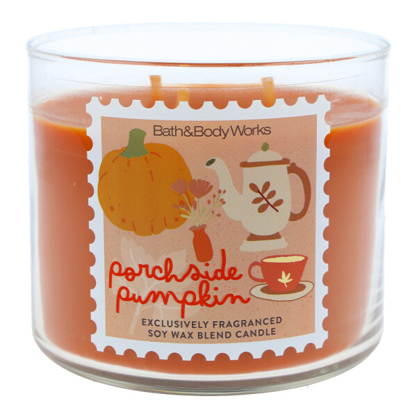 Porchside Pumpkin 3-Docht-Kerze 411g