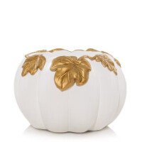 White Pumpkin Kerzenhalter - Jar Holder