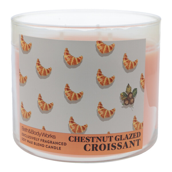 Chestnut Glazed Croissant 3-Docht-Kerze 411g