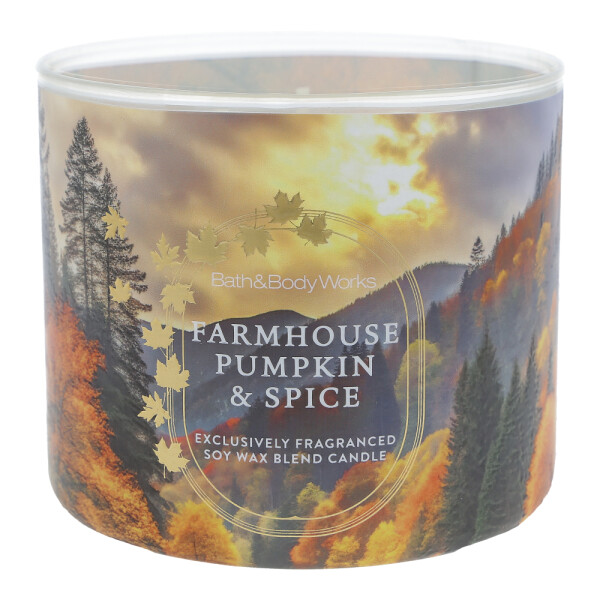 Farmhouse Pumpkin & Spice 3-Docht-Kerze 411g
