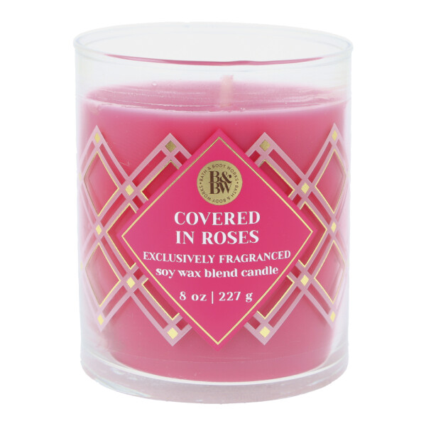 Covered in Roses 1-Docht-Kerze 227g