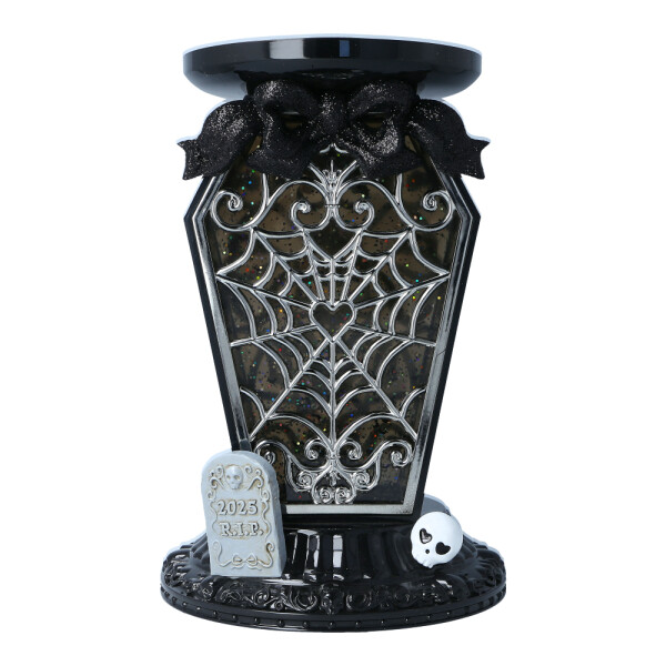 Light-Up Coffin Waterglobe Jar Holder