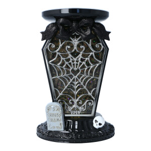 Light-Up Coffin Waterglobe Jar Holder