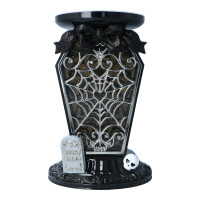 Light-Up Coffin Waterglobe Jar Holder
