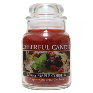 Cheerful Candle Berry Maple Cobbler 1-Docht-Kerze 170g