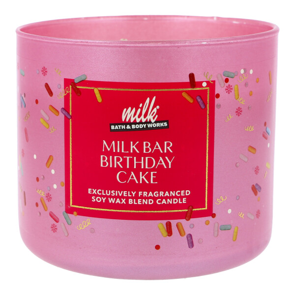 Milk Bar Birthday Cake 3-Docht-Kerze 411g