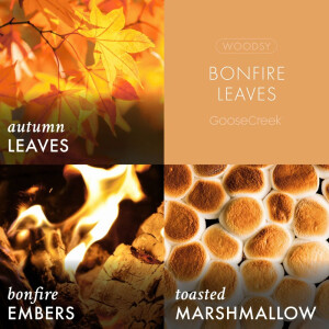 Bonfire Leaves 3-Docht-Kerze 411g